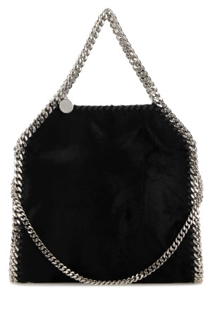 Black velvet mini Falabella handbag Black STELLA McCARTNEY (371223WP0616)