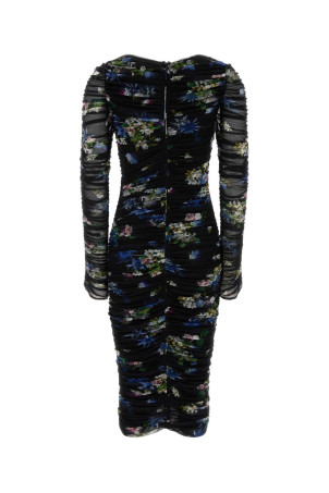 Платье из эластичного тюля с принтом BLUMARINE (4A358A) Платье из эластичного тюля с принтом BLUMARINE (4A358A)