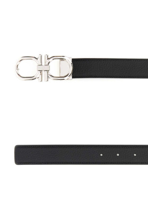 Чорний шкіряний двосторонній ремінь Black SALVATORE FERRAGAMO (670634788533) Чорний шкіряний двосторонній ремінь Black SALVATORE FERRAGAMO (670634788533)