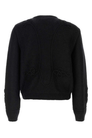 Black viscose blend cardigan Black ALEXANDER MCQUEEN (849709Q1BFJ)