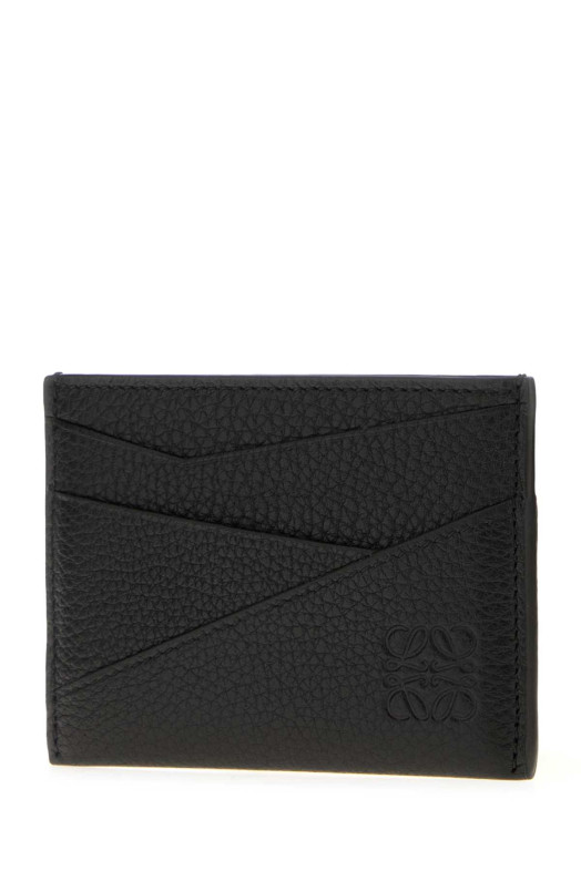 Black leather Puzzle card holder Black LOEWE (C510Q77X12) Black leather Puzzle card holder Black LOEWE (C510Q77X12)