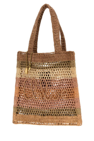 Embroidered raffia small Summer Banana shopping bag CHLOE (CH25AS901P73) Embroidered raffia small Summer Banana shopping bag CHLOE (CH25AS901P73)