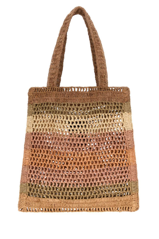 Embroidered raffia small Summer Banana shopping bag CHLOE (CH25AS901P73) Embroidered raffia small Summer Banana shopping bag CHLOE (CH25AS901P73)
