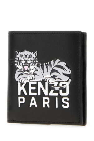 Black leather wallet Black KENZO (FF55PM603L46) Black leather wallet Black KENZO (FF55PM603L46)