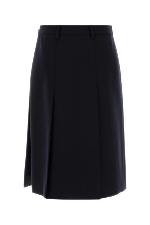 Dark blu wool skirt Blue PRADA (P117ZSOOO17VZ)