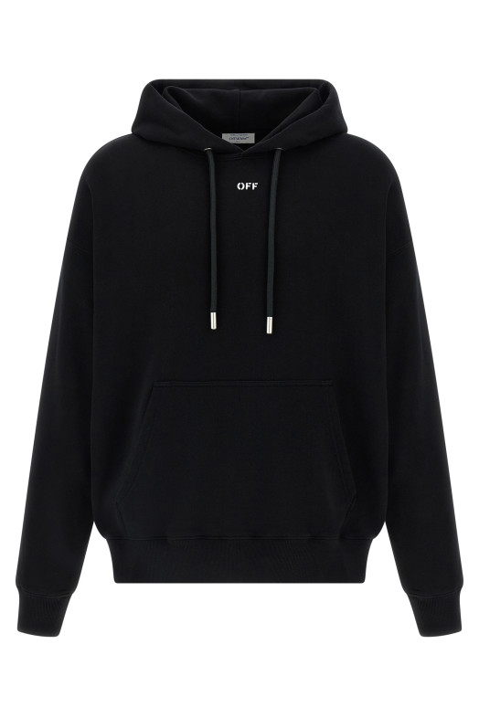 Толстовка с капюшоном «Brush Arrow Skate» Черно-серая OMBB085F25FLE00I10011001 Толстовка с капюшоном «Brush Arrow Skate» Черно-серая OMBB085F25FLE00I10011001