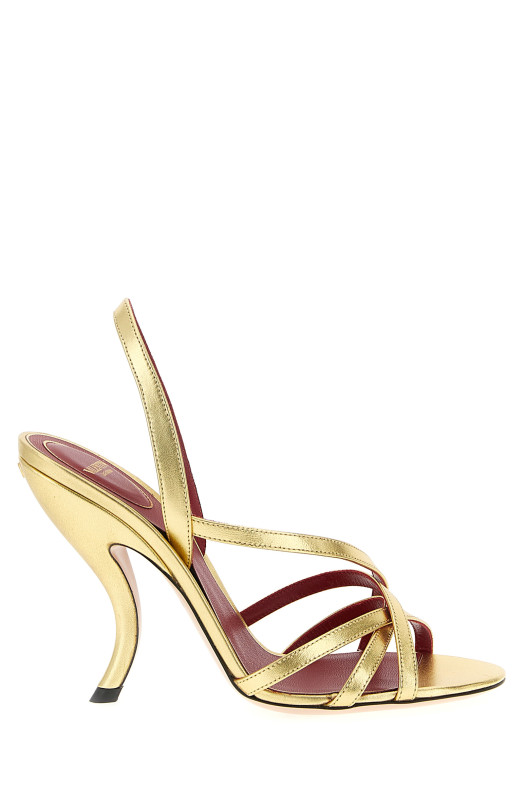 Valentino Garavani 'Fetishique' sandals  Gold