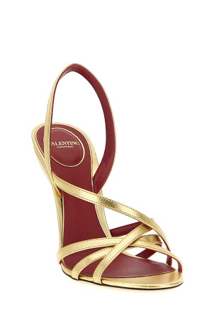 Сандалии Valentino Garavani «Fetishique» Gold W0S0NC6MNNI8M Сандалии Valentino Garavani «Fetishique» Gold W0S0NC6MNNI8M