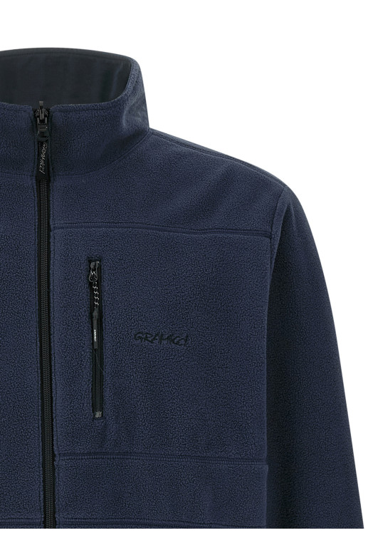 'Thermal Fleece Reversible' jacket Blue