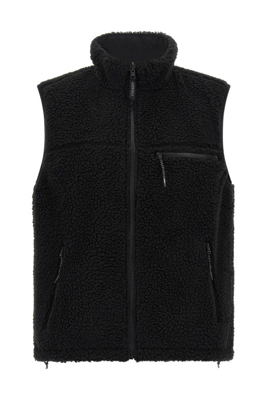 'Reversible Sherpa' vest Black