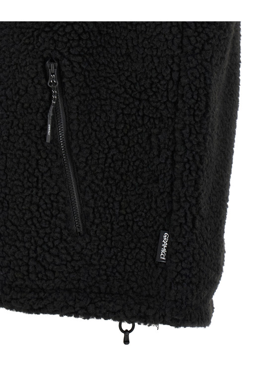 'Reversible Sherpa' vest Black