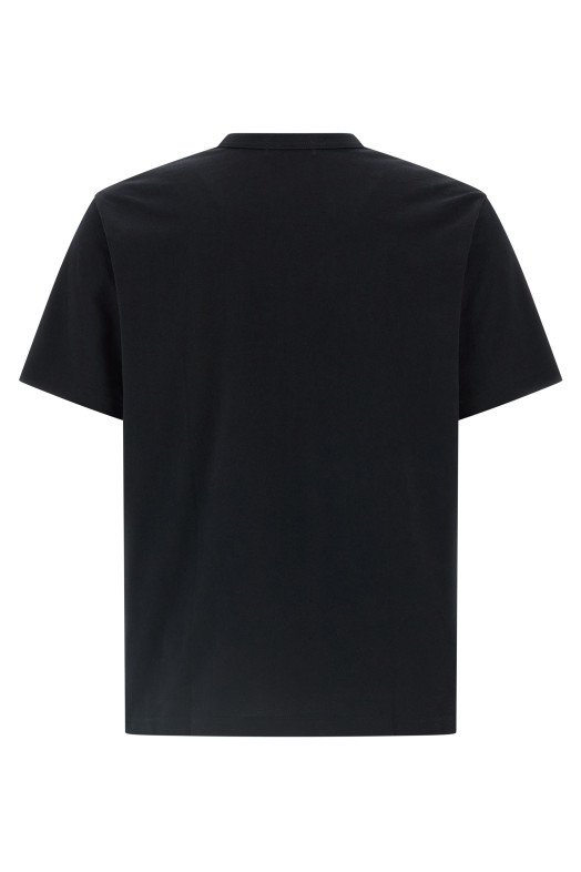 Футболка з логотипом Чорно-сіра COMME DES GARҪONS HOMME HPT1011 Футболка з логотипом Чорно-сіра COMME DES GARҪONS HOMME HPT1011