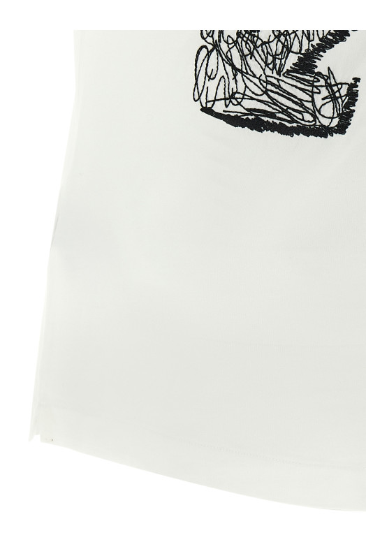 'Scribble Arrow Skate' T-shirt Black-grey