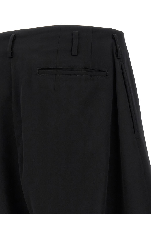 Брюки с очень широкими брючинами Черный COMME DES GARÇONS HOMME PLUS PPP0251