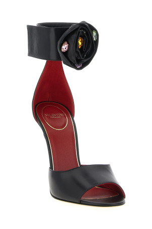 Сандалии Valentino Garavani «Drip Rose» Черный W0S0MY5RDWN78