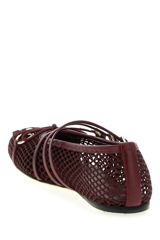 Балетки «Gucci» бордовые 835077FAEQZ6207