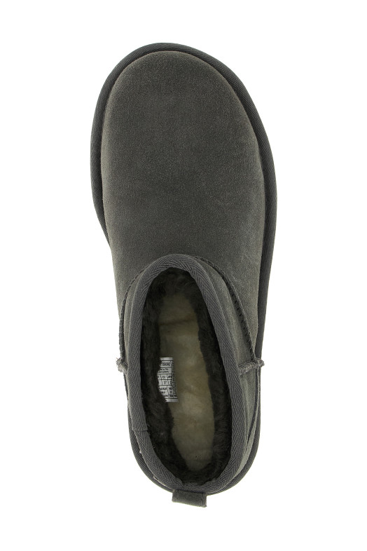 Ботильоны «Classic Ultra Mini Platform» Серые 1135092CHRC