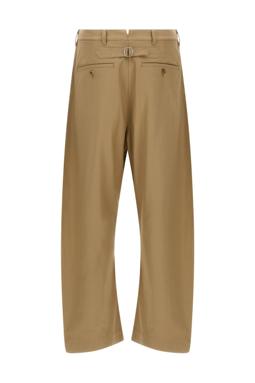 Curved leg pants Beige Curved leg pants Beige