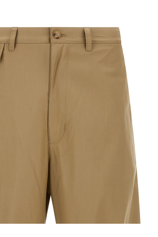 Curved leg pants Beige Curved leg pants Beige