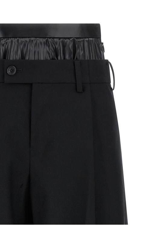 Двошарові штани Чорні JUNYA WATANABE JPP0491 Двошарові штани Чорні JUNYA WATANABE JPP0491