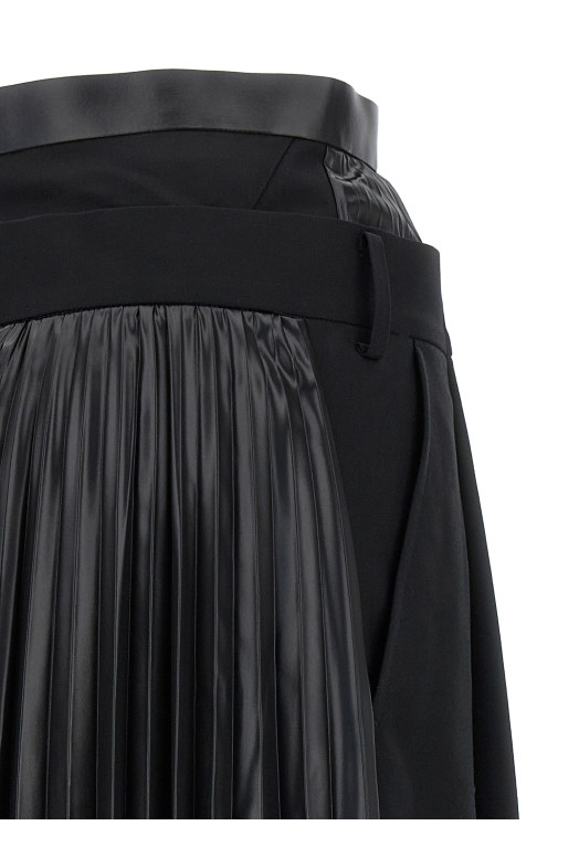 Двошарові штани Чорні JUNYA WATANABE JPP0491 Двошарові штани Чорні JUNYA WATANABE JPP0491