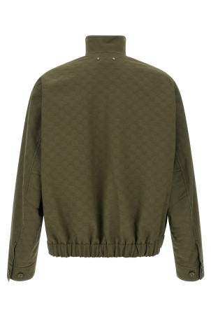GG fabric bomber jacket Green GG fabric bomber jacket Green