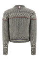 'Fairisle Jersey Float' cardigan Gray