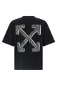 'Scribble Arrow Skate' T-shirt Black-grey