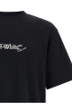 'Scribble Arrow Skate' T-shirt Black-grey