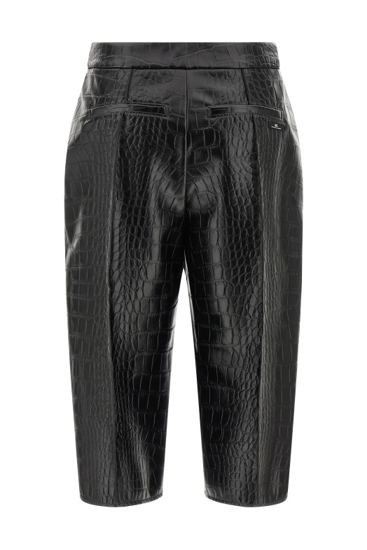 Кокосовые бермуды Черные ELISABETTA FRANCHI PA13758E2110 Кокосовые бермуды Черные ELISABETTA FRANCHI PA13758E2110