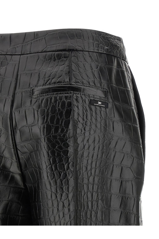 Кокосовые бермуды Черные ELISABETTA FRANCHI PA13758E2110 Кокосовые бермуды Черные ELISABETTA FRANCHI PA13758E2110