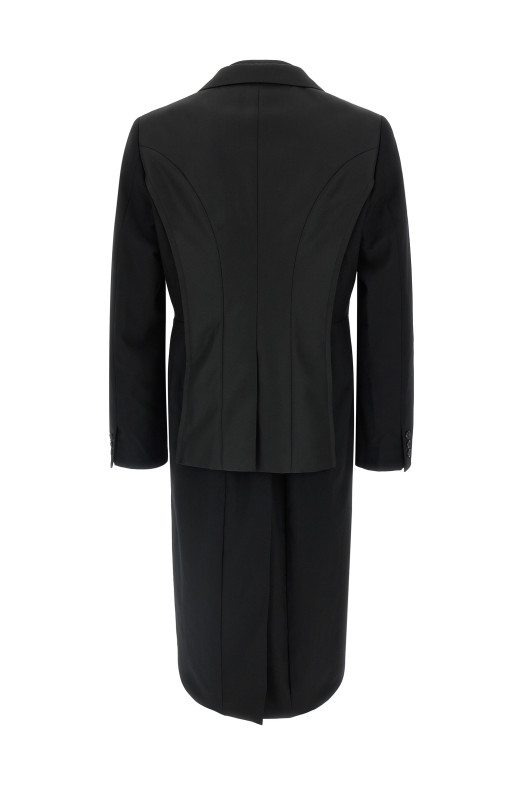 Двухслойный блейзер Черный COMME DES GARÇONS HOMME PLUS PPJ0411