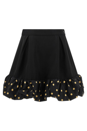 Спідниця з вставкою Polka Dots, чорна MOSCHINO A011154371555 Спідниця з вставкою Polka Dots, чорна MOSCHINO A011154371555