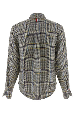 Сорочка в клітинку «Принц Уельський» різнокольорова THOM BROWNE FLL210AF1057980 Сорочка в клітинку «Принц Уельський» різнокольорова THOM BROWNE FLL210AF1057980