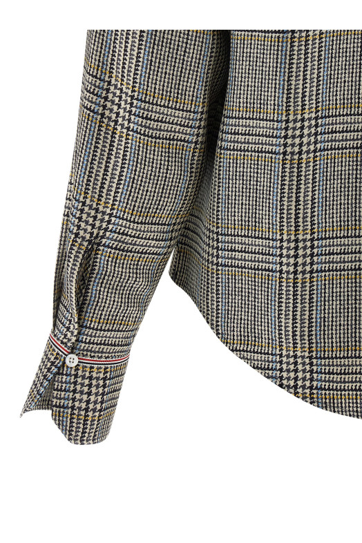 Сорочка в клітинку «Принц Уельський» різнокольорова THOM BROWNE FLL210AF1057980 Сорочка в клітинку «Принц Уельський» різнокольорова THOM BROWNE FLL210AF1057980