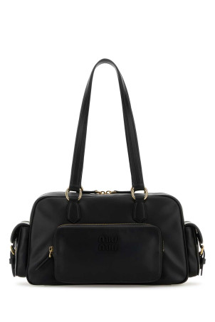 Чорна шкіряна сумка через плече Black MIU MIU (5BB1792ICY) Чорна шкіряна сумка через плече Black MIU MIU (5BB1792ICY)