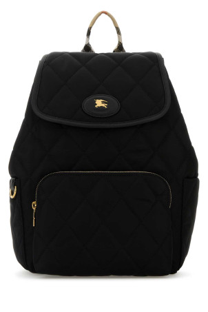 Black fabric Horseshoe backpack Black BURBERRY (8114394)
