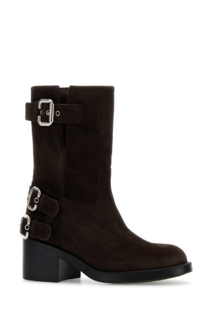 Dark brown suede Dakota boots CHLOE (CH25W12FPX) Dark brown suede Dakota boots CHLOE (CH25W12FPX)