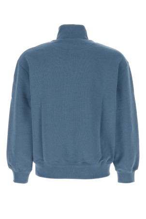 Блакитна бавовняна кофта Air Force MAISON KITSUNE (PM00305KM0341) Блакитна бавовняна кофта Air Force MAISON KITSUNE (PM00305KM0341)
