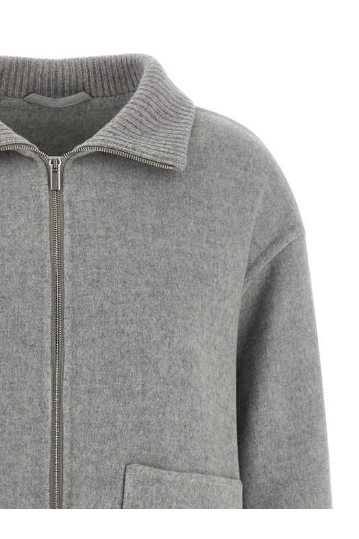 Двошарова куртка Сіра A21008F05E3195A76A