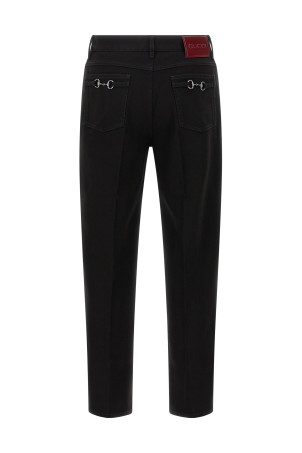 'Morsetto' cropped jeans Black 'Morsetto' cropped jeans Black