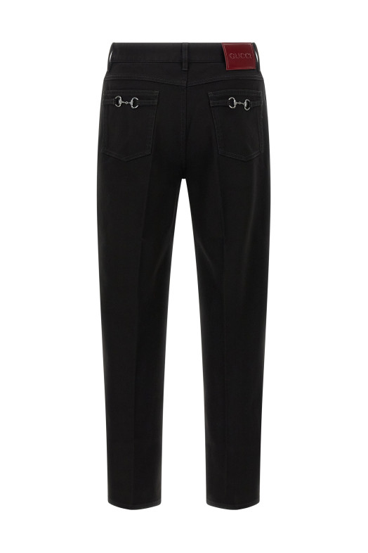 'Morsetto' cropped jeans Black 'Morsetto' cropped jeans Black