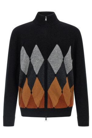 Кардиган Argyle Black BALLANTYNE B2K03612KA895500 Кардиган Argyle Black BALLANTYNE B2K03612KA895500