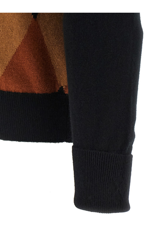 Кардиган Argyle Black BALLANTYNE B2K03612KA895500 Кардиган Argyle Black BALLANTYNE B2K03612KA895500