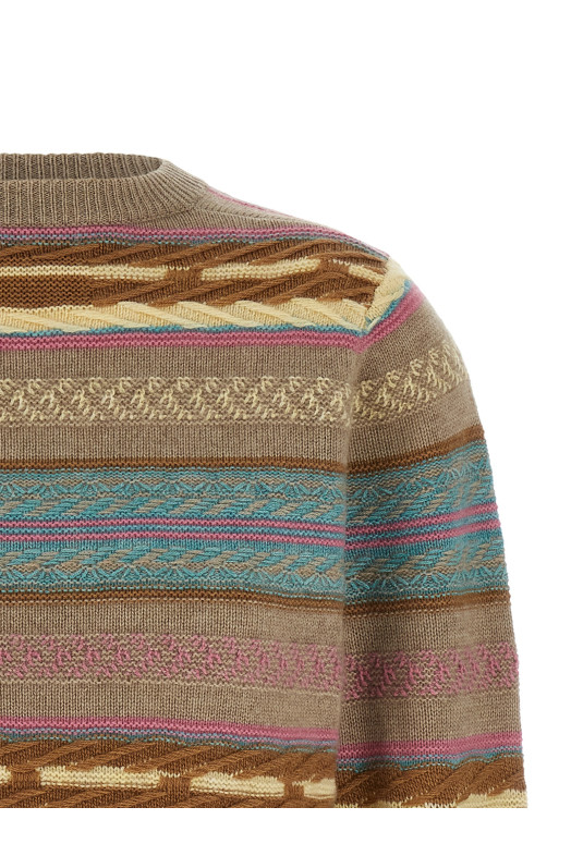 Свитер «Western Stripe» Разноцветный W34819AMTAUPECOMBO