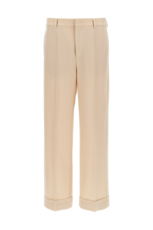 Valentino Garavani шерстяные брюки Бежевый V3RBJ789EB581 Valentino Garavani шерстяные брюки Бежевый V3RBJ789EB581