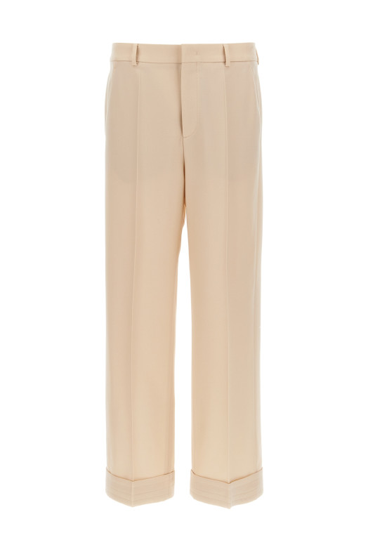 Шерстяні штани Valentino Garavani Бежеві V3RBJ789EB581 Шерстяні штани Valentino Garavani Бежеві V3RBJ789EB581