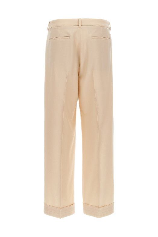 Шерстяні штани Valentino Garavani Бежеві V3RBJ789EB581 Шерстяні штани Valentino Garavani Бежеві V3RBJ789EB581