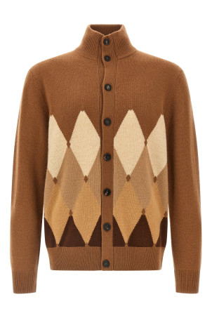 Кардиган Argyle Brown BALLANTYNE B2K1467K0A894093 Кардиган Argyle Brown BALLANTYNE B2K1467K0A894093
