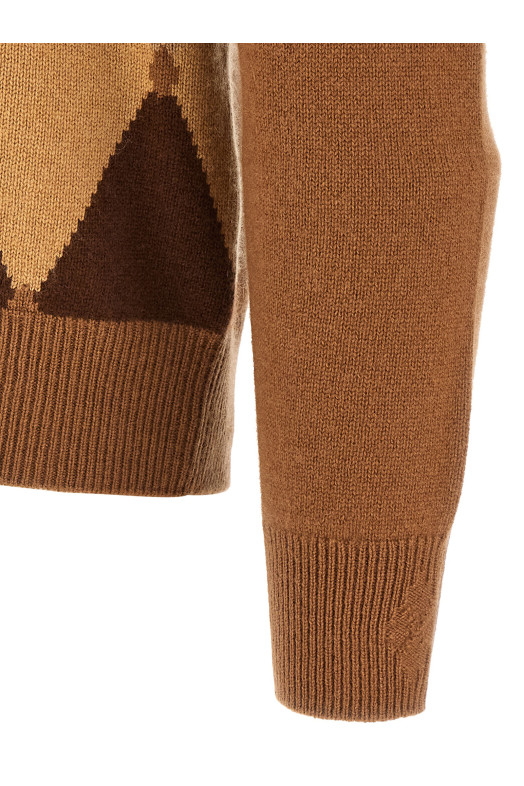 Кардиган Argyle Brown BALLANTYNE B2K1467K0A894093 Кардиган Argyle Brown BALLANTYNE B2K1467K0A894093